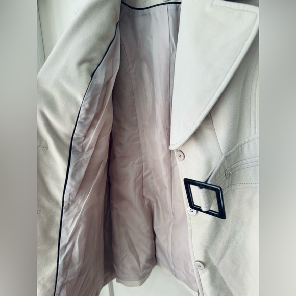 Jessica Simpson Faux Belted Pea Coat (Light Sand) - Size XL - (NWT!) - Picture 5 of 13